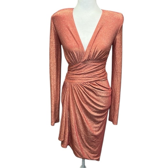 Alexandre Vauthier Elegant Long Sleeve Dress - Picture 4 of 8